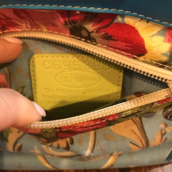 Rare Brighton reversible leather & tapestry purse - Picture 4 of 12